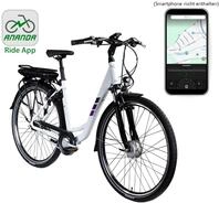 Z&uuml;ndapp E-Bike Z502 City 28 Zoll 7-Gang 522 Wh wei&szlig; lila