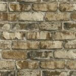 Tesa x Rasch selbstklebende Tapete Clayton Backstein braun grau 6 x 0,53 m