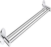 Grohe Start Doppel-Badetuchhalter chrom mit langlebiger Oberfl&auml;che