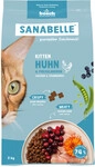 Sanabelle Katzentrockenfutter Kitten mit Huhn & Preiselbeeren f&uuml;r K&auml;tzchen 2 kg