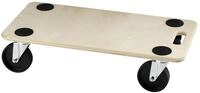 M&ouml;belroller 590 x 290 mm schwarze Rollen