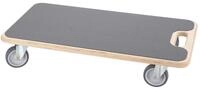 Transportroller Duo-Soft mit Anti-Rutsch Matte 59 x 29 cm Traglast 200 kg
