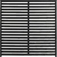 Plus Zaun Koyto 160 x 160 cm RAL 9005 Schwarz