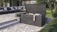 Telluria Auflagenbox Nevio 160 granitgrau 165 x 85 cm