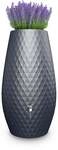 Garantia Regentonne Triagon 2in1 oval inkl. Pflanzschale 230 L graphitgrau