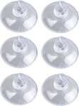 Wenko Minisaughaken Kunststoff, transparent, 6er-Pack