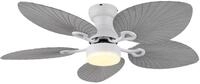 Globo Deckenventilator Elise &Oslash; 107 cm 30 W holz wei&szlig; CCT