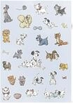 Komar Dekosticker Disney Cat and Dog 50 x 70 cm