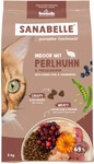 Sanabelle Katzentrockenfutter Adult Indoor mit Perlhuhn & Preiselbeeren f&uuml;r