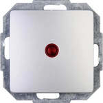 Kopp Kontrollschalter Paris beleuchtet silber, 651660080