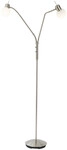 Globo Stehleuchte Loxy 150 cm nickel matt