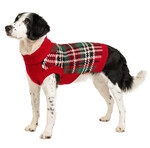 Wolters Hundebekleidung Strickpullover Karolinchen Karomuster wei&szlig;/rot/gr&uuml;n