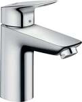 Hansgrohe Waschtischarmatur Logis 100 CoolStart mit Zugstangen-Ablaufgarnitur chrom