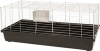 Ollesch Kleintierk&auml;fig Rabbit 120 cm 120 x 59 x 50, silber/schwarz