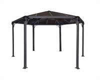 Canopia Pavillon Monaco 450 x 390 cm grau