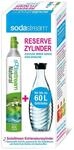 Sodastream Reservezylinder mit Glaskaraffe