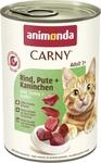 Animonda Carny Adult Katzennassfutter getreidefrei 400 g Rind, Pute & Kaninchen