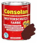 Consolan Wetterschutz-Farbe 2,5 L dunkelbraun