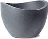 Scheurich Übertopf Wave Globe Bowl Ø 40 x 29,7 cm schwarz granit