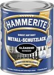 Hammerite Metall-Schutzlack Hammerschlag 250 ml schwarz gl&auml;nzend