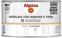 Alpina Wei&szlig;lack f&uuml;r Fenster & T&uuml;ren 300 ml wei&szlig; gl&auml;nzend