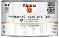 Alpina Wei&szlig;lack f&uuml;r Fenster & T&uuml;ren 300 ml wei&szlig; seidenmatt