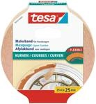 tesa Malerband f&uuml;r Kurven 25 m x 25 mm, beige