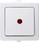 Kopp Feuchtraum Kontrollschalter Nautic, arktiswei&szlig;, 566602003