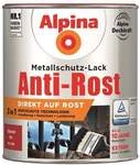 Alpina Metallschutz-Lack Anti-Rost 750 ml rot gl&auml;nzend