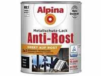 Alpina Metallschutz-Lack Anti-Rost 750 ml schwarz glänzend