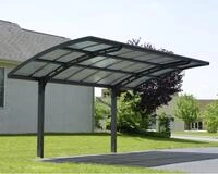 Canopia Carport Arizona Wave 5000 Grau Alu 495 x 289 cm