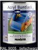 Primaster Acryl Buntlack RAL 9005 750 ml tiefschwarz seidenmatt GLO765100324