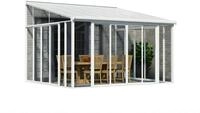 Canopia Wintergarten SanRemo 425 x 400 cmwei&szlig; 425 x 400 x 310 cm (BxTxH)