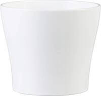 Scheurich &Uuml;bertopf Serie 808 &Oslash; 11 x 9,3 cm wei&szlig;