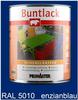 Primaster Buntlack RAL 5010 750 ml enzianblau seidenglänzend