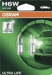 Osram UltraLife H6W 12V 6W, 2 St&uuml;ck