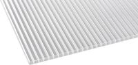 Gutta Polycarbonat-Doppelstegplatte 250 x 98 cm 16 mm klar