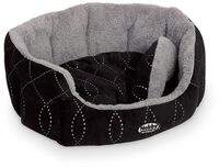 Nobby Komfortbett Ceno oval schwarz/grau