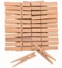 Glorex Wäscheklammern Holz 72 mm, 24 Stück GLO663050853
