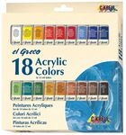 Kreul el Greco Acrylic Tuben Set 18 x 12 ml
