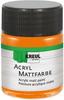 Kreul Acryl Mattfarbe orange 50 ml GLO663150606