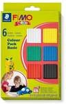 Fimo Modelliermasse kids Colour Pack basic 6 x 42 g