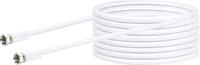 Schwaiger SAT Anschlusskabel KVCHQ100 532 (90dB) wei&szlig;, 10,0m, 1x F Stecker /...