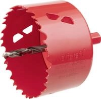 Wolfcraft Lochs&auml;ge &Oslash; 80 mm Bimetall inkl. Schaft und Bohrer