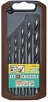 Wolfcraft Holzspiralbohrer-Set CV-Sechskant-Schaft &Oslash; 3 - 8 mm 5-teilig