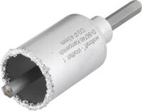 Wolfcraft Bohrkranz &Oslash; 43 mm Hartmetall inkl. Schaft und Bohrer