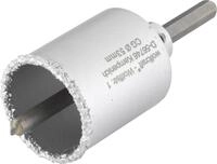 Wolfcraft Bohrkranz &Oslash; 53 mm Hartmetall inkl. Schaft und Bohrer