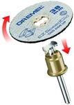 Dremel Metall-Trennscheibe SpeedClic-Set mit Dorn 2 Trennscheiben