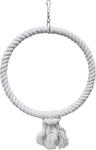 Nobby Cage Toy Kletterring aus Baumwolle wei&szlig; mittel, 29 cm