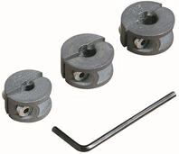 Wolfcraft Tiefenstopp 3-teilig &Oslash; 6, 8, 10 mm